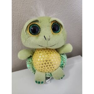 Galerie Frog Plush Sparkle Glitter Eyes Green Gold Stuffed Animal